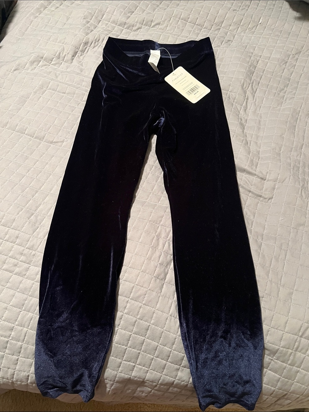 Fabletics Women Velvet Jogger Pants - Navy